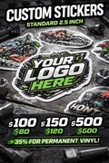 Custom Stickers – Standard & Permanent Vinyl - HANDFUL