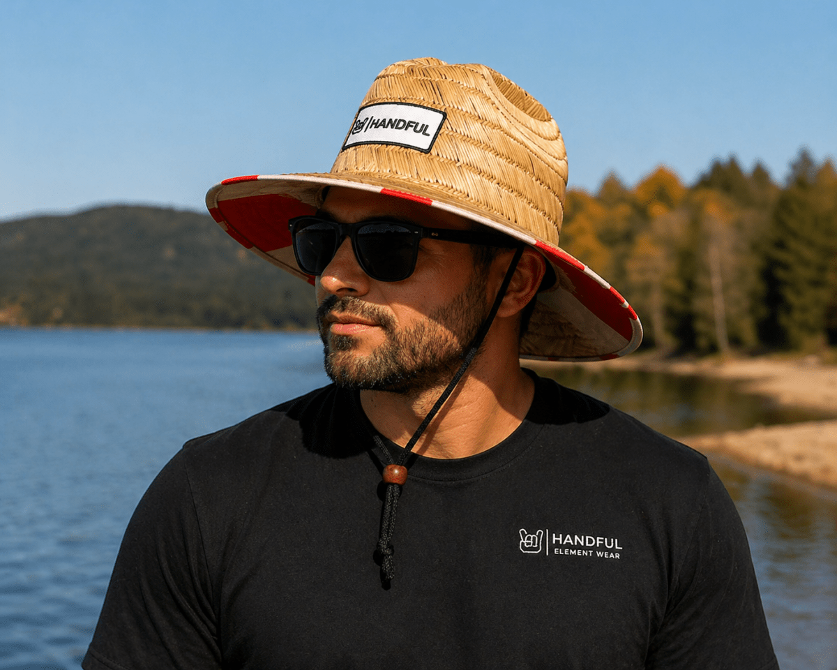 Handful Element Wear – Lifeguard Straw Hat (Canada Edition) - HANDFUL