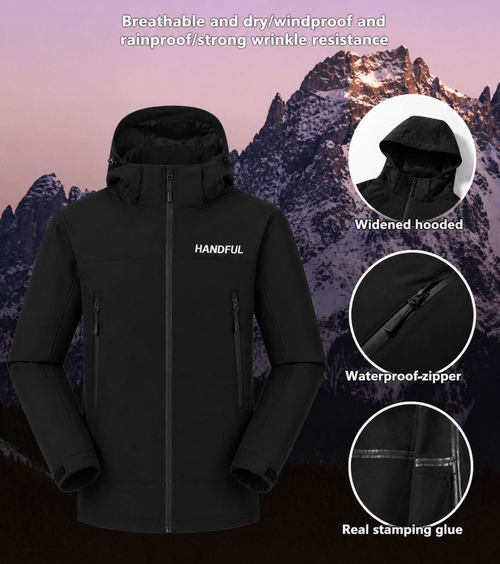 Handful Element Wear – Premium Soft Shell Jacket - HANDFUL
