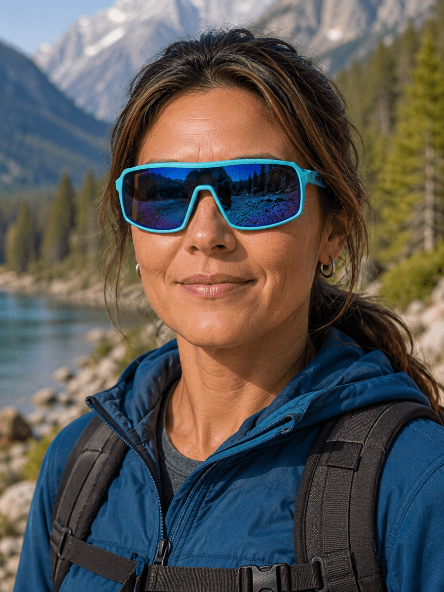 Polarized One - Piece Sport Sunglasses - HANDFUL