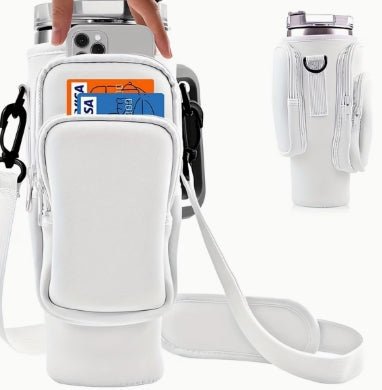 WATER BOTTLE CARRIER with PHONE POCKET - HANDFUL